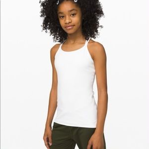 Ivivva white tranquil spirit tank top-size 14